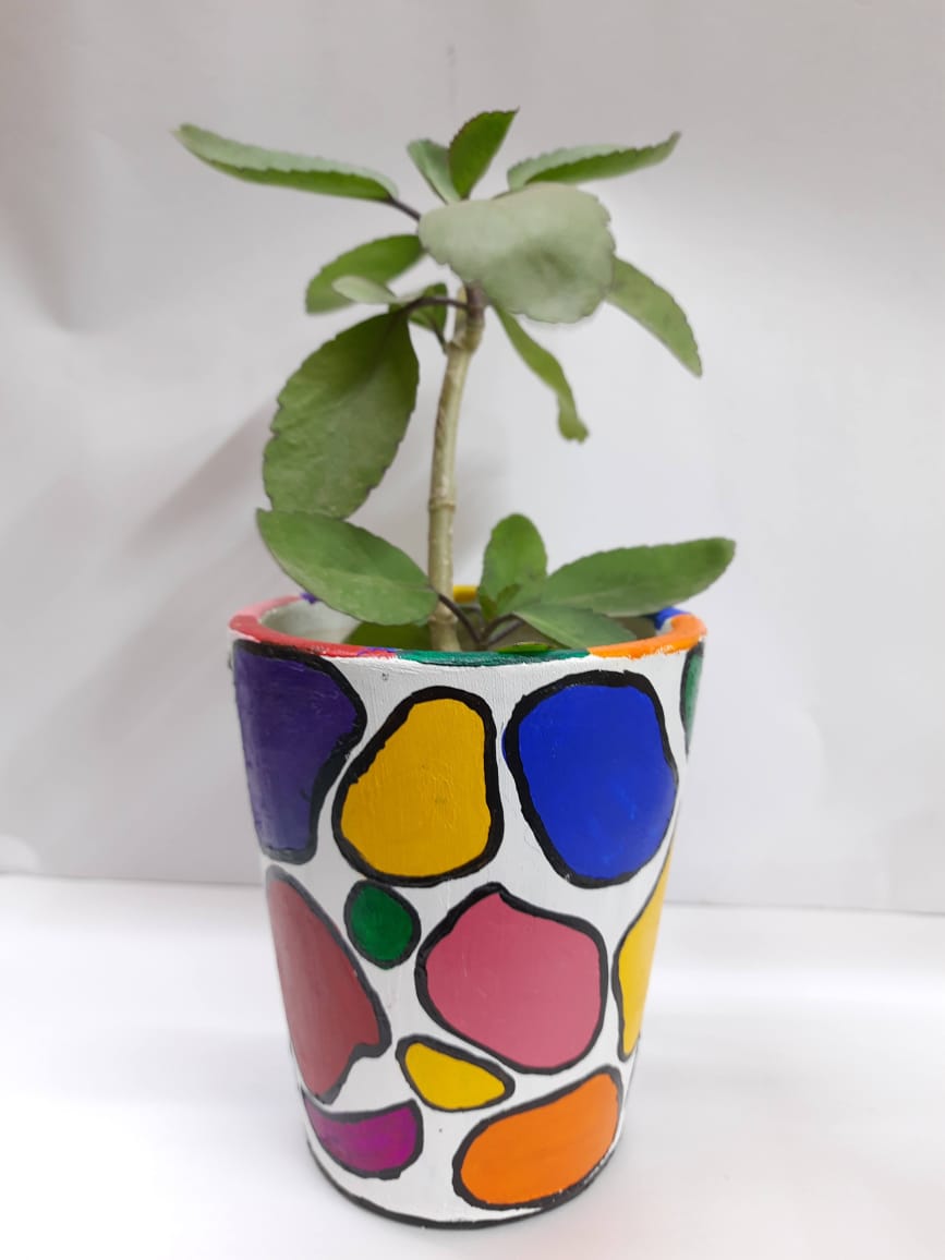 handpainted planter