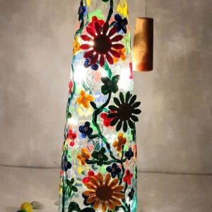 bottle art with light